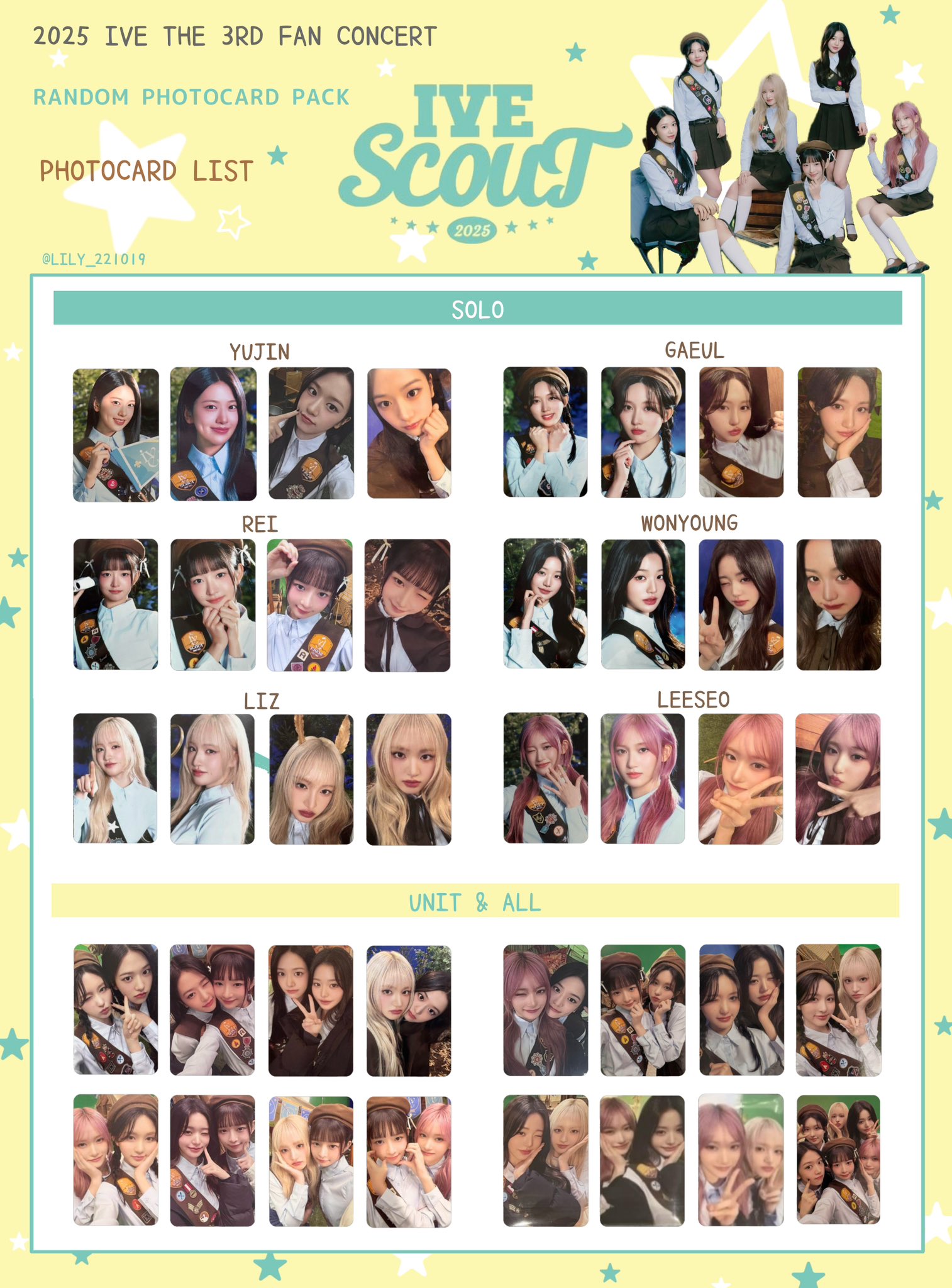 2025 IVE FAN CONCERT IVE SCOUT