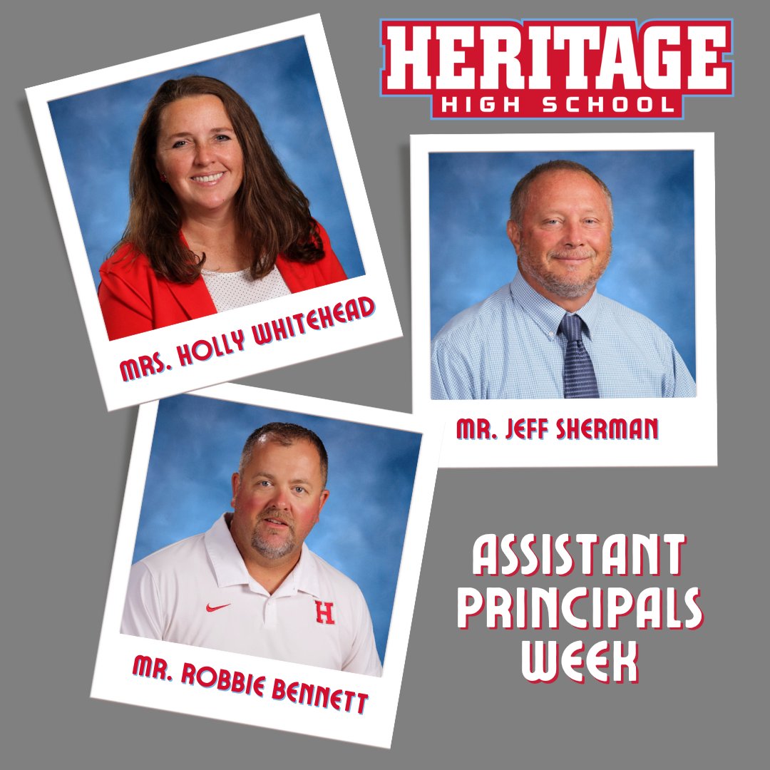 🌟 It's Assistant Principals Week! 🌟
This week, we’re celebrating these incredible leaders who work tirelessly behind the scenes to make Heritage High School the amazing place it is. Stay tuned for more! #HHS #HHSMountaineers #AssistantPrincipalsWeek #BlountCountyStrong #CLIMB