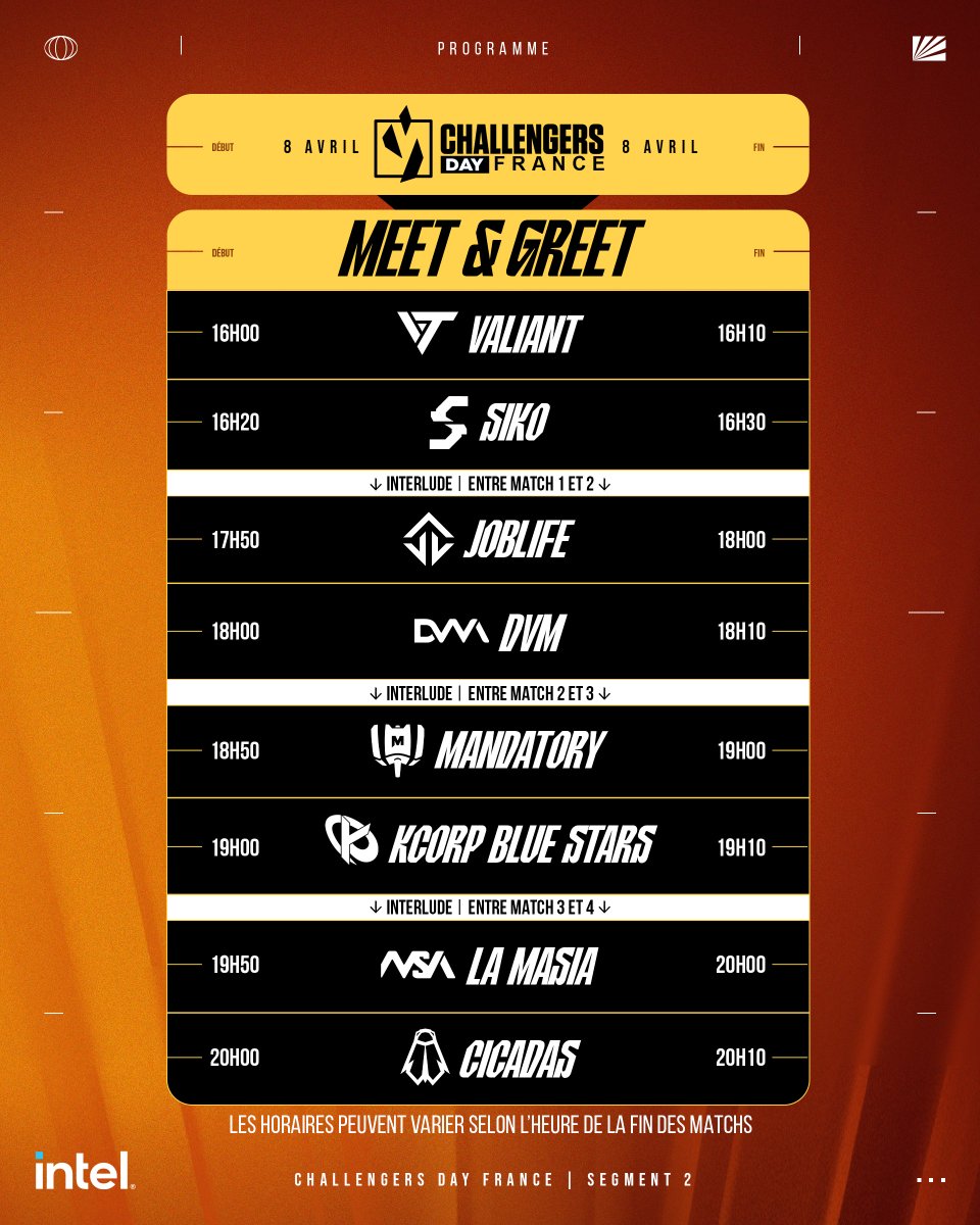 Le Challengers Day, c'est aussi l'occasion de rencontrer les joueurs de la ligue française 🙌

Découvrez le programme complet du Meet &amp; Greet de demain 👇