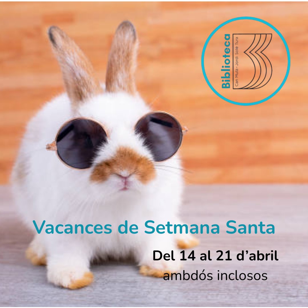 Uns dies genials per passar amb les persones que més ens estimem. Gaudiu-ne moooolt! #totesfembiblioteca