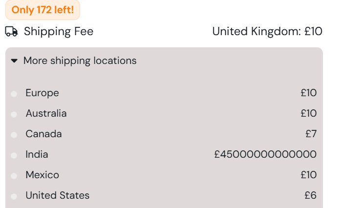 TARIFF BREAKING NEWS 🚨

In response to Trumps global tariffs, I have put a 45 trillion percent tariff on India on my store