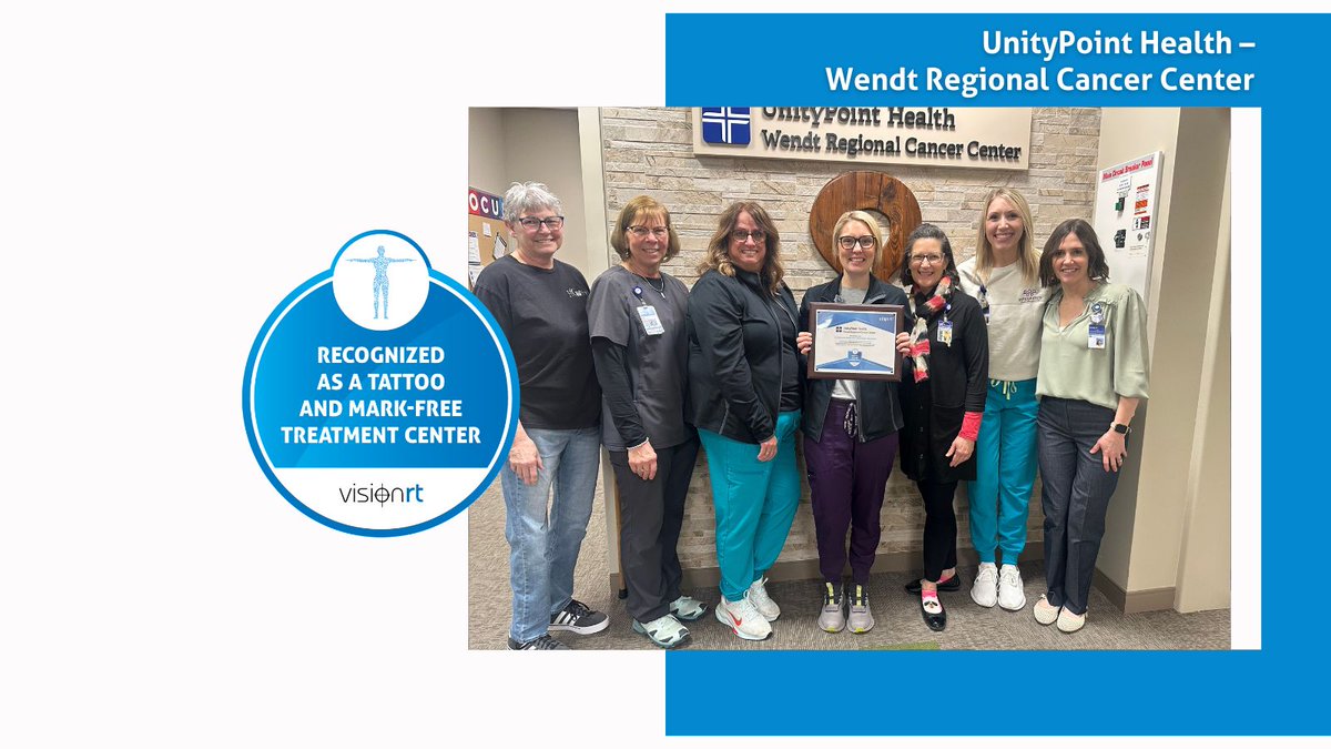 Vision RT (@visionrtltd) on Twitter photo Another SGRT milestone!
Congratulations to the team at UnityPoint Health – Wendt Regional Cancer Center, who have now taken the next step & joined the growing community of tattoo & mark-free treatment centers.
<a href="/UnityPointNews/">UnityPoint Health</a> Another SGRT milestone!
Congratulations to the team at UnityPoint Health – Wendt Regional Cancer Center, who have now taken the next step & joined the growing community of tattoo & mark-free treatment centers.
<a href="/UnityPointNews/">UnityPoint Health</a>