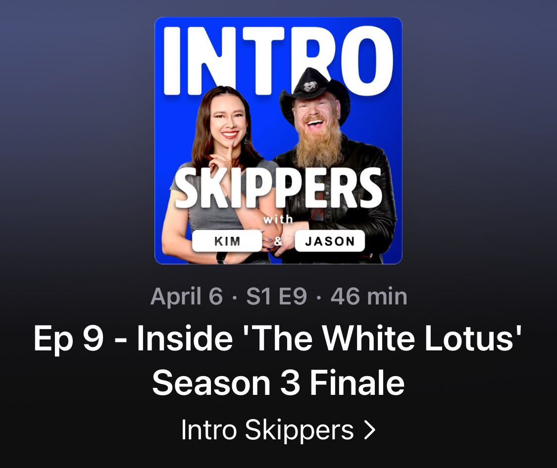 Our episode on the season 3 finale of ‘The White Lotus’ is out now! Listen wherever you listen to podcasts!