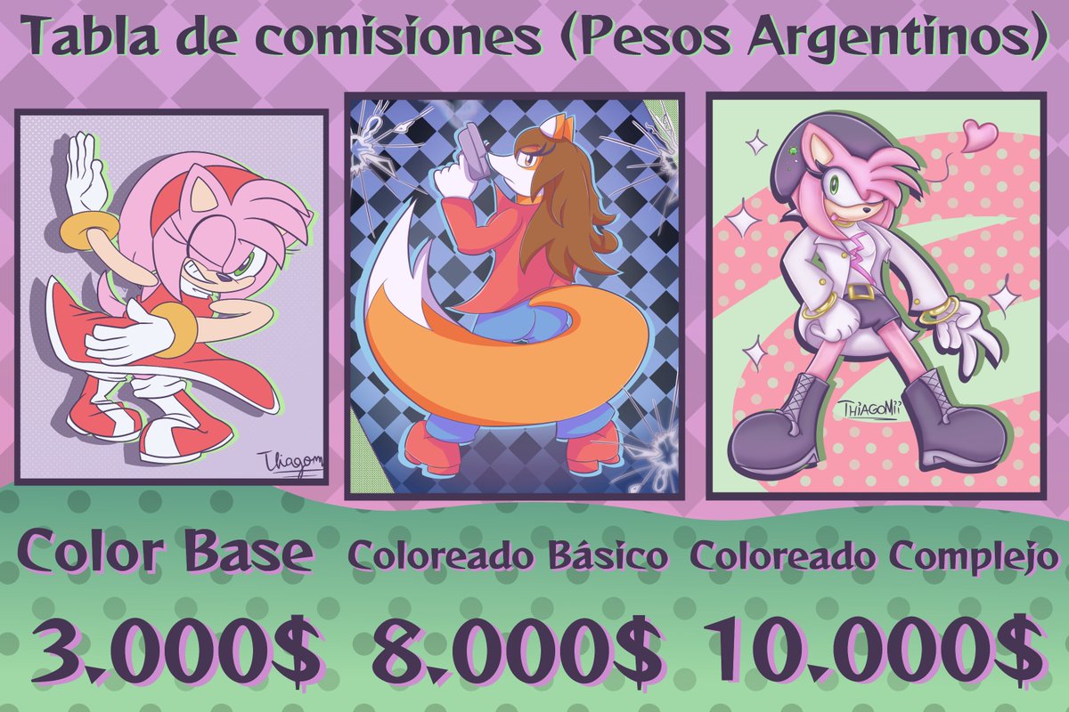Thiagomii's tweet image. Comission Sheet updated! for USD and ARS!
Please share!