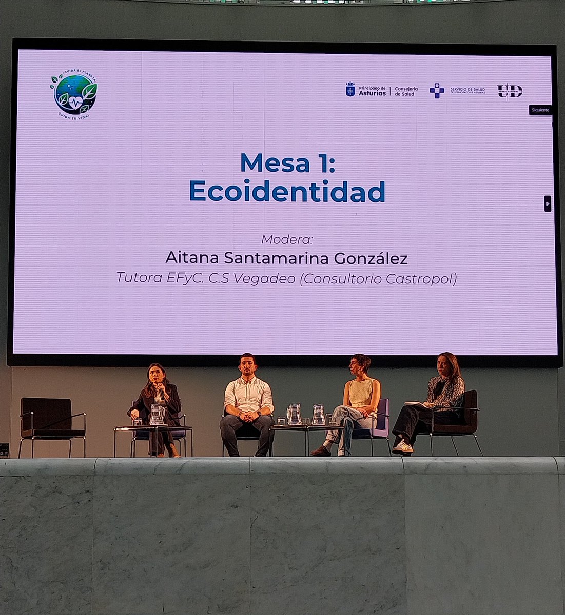 Comienza el coloquio de la primera mesa de TFR, Ecoidentidad.