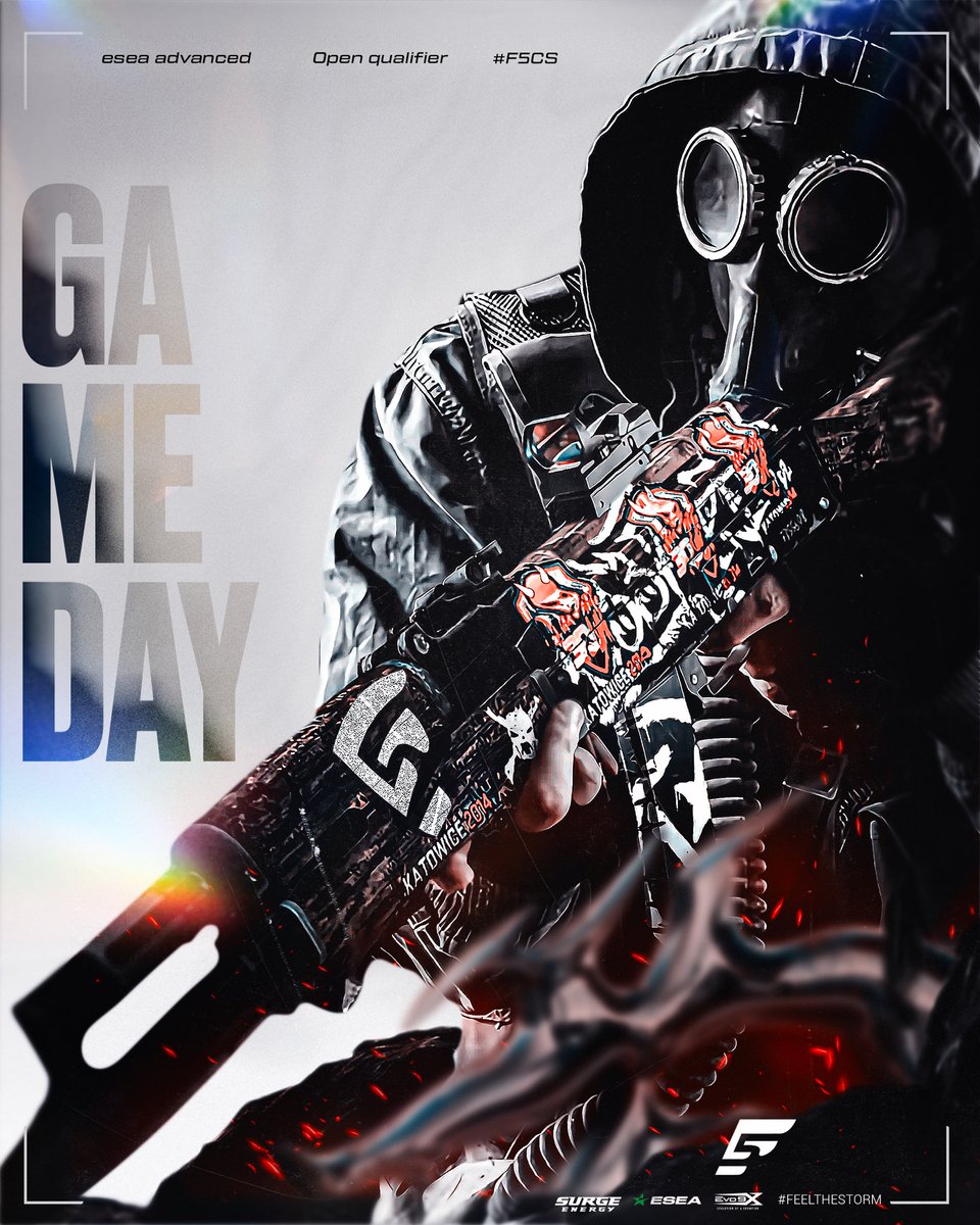 F5_HQs's tweet image. Looking to take the season by storm!
🔴@sava9eCS
⚫️@Freaky_CS2
🔴@hamboogaCS
⚫️@LucasMizumoto
🔴@zeepcs
🧠@ninjapc2
🆚#KookingEsports
🕘9pm EST
📺 twitch.tv/F5Esports_
#FeelTheStorm🌪️| #F5CS