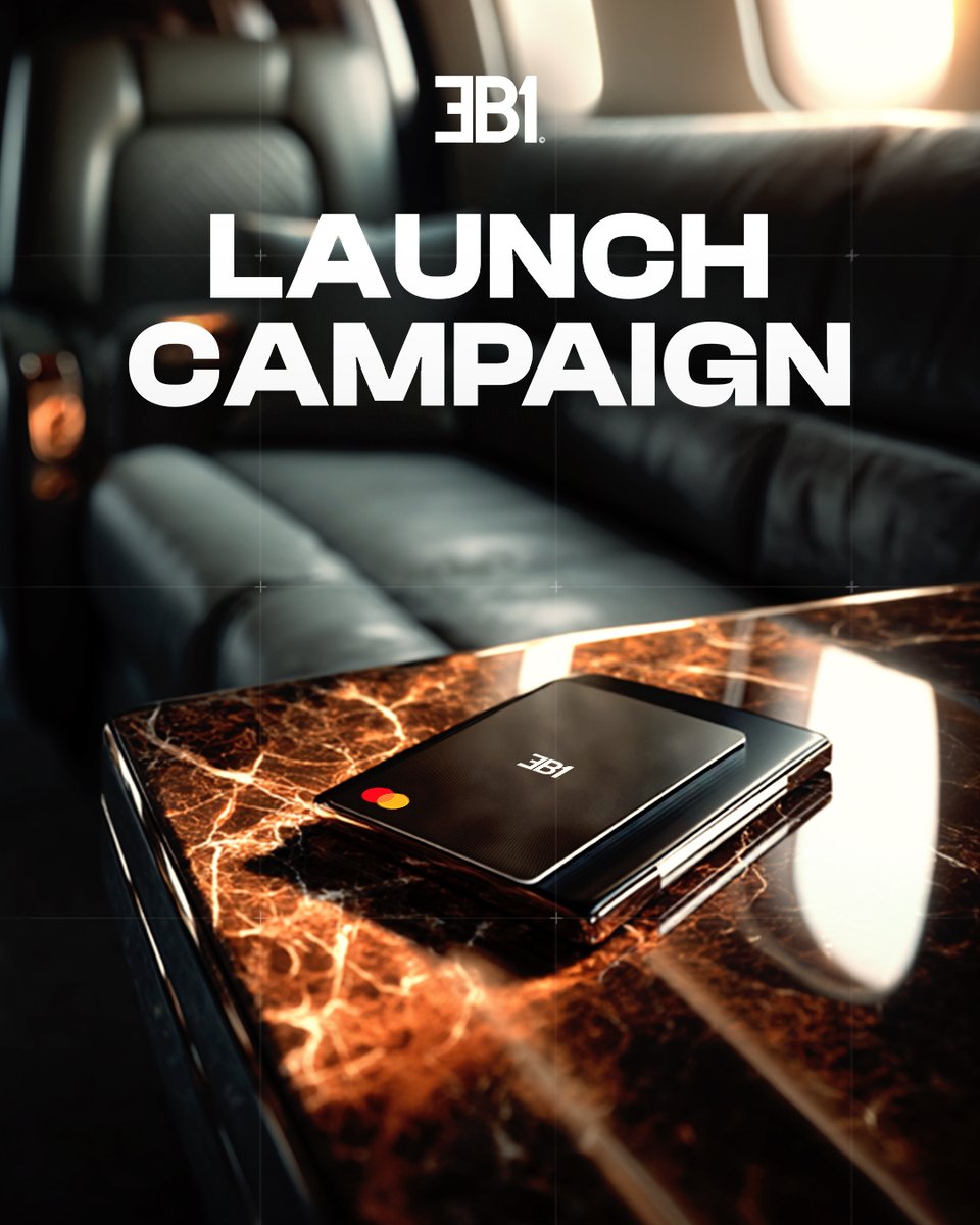 Join the EB1 launch campaign now and win up to $10,000! 🎉

Don't miss out on the privilege of becoming an early part of EB1 and secure your early access. 💳

Link to the campaign as well as conditions of participation can be found here: gleam.io/2IKAl/eb1-laun… 👈