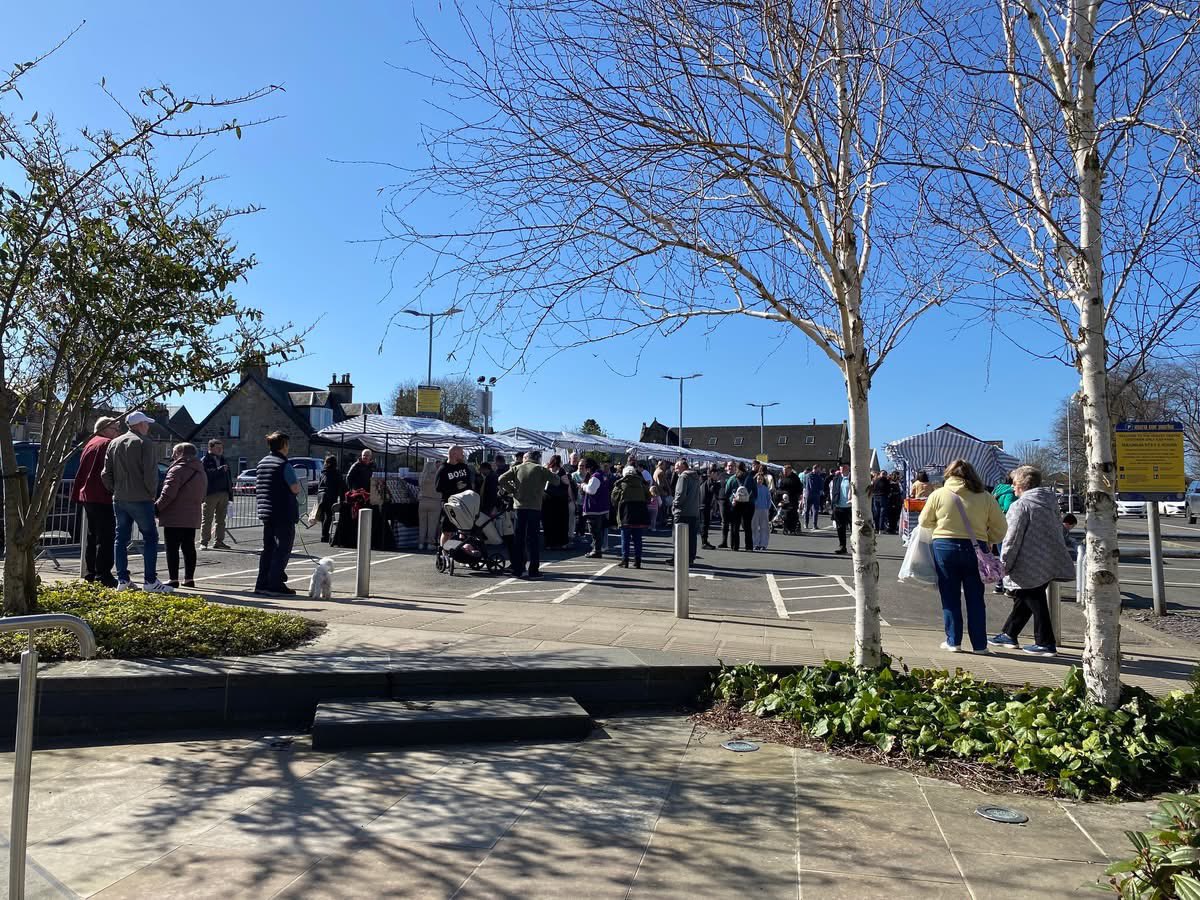 Yesterday we hosted our very first Farmers Market. The sun was shining and the market was bustling, we couldn’t have asked for more! Thank you to everyone who visited, to our vendors and our partners Kirkintilloch Farmers Market and <a href="/Regent_CentreK/">The Regent Centre</a> Back again in May!