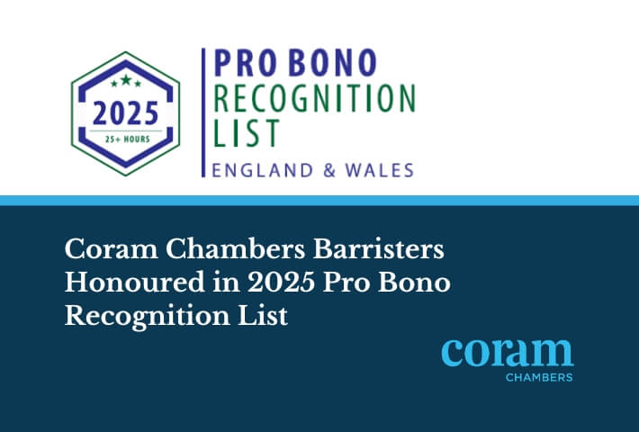Coram Chambers (@coramfamilylaw) on Twitter photo In a heartening affirmation of their commitment to social justice, several barristers from Coram Chambers have been recognised in the Pro Bono Recognition List for 2025. Read more: tinyurl.com/v92vpv2u <a href="/dadshouseuk/">Dads House</a> #probono #familylaw In a heartening affirmation of their commitment to social justice, several barristers from Coram Chambers have been recognised in the Pro Bono Recognition List for 2025. Read more: tinyurl.com/v92vpv2u <a href="/dadshouseuk/">Dads House</a> #probono #familylaw