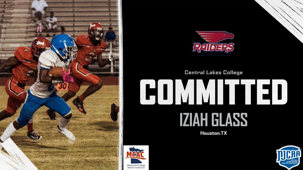 Welcome Iziah to the family. He is ready compete and ball out! Looking forward to seeing do your thing on and off the field. Go Raiders!!!