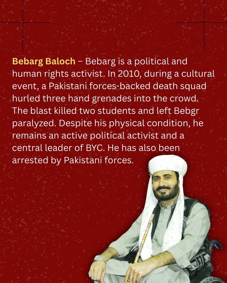 Pakistani state forces are raiding homes one by one in Quetta and Mastung to detain the entire BYC leadership and activists. They have already detained <a href="/MahrangBaloch_/">Mahrang Baloch</a>, <a href="/ShahGBaloch/">Sebghat Abdul Haq Baloch</a> ,
<a href="/bebarg_zehri/">Bebarg Baloch</a> , <a href="/Beebow74394994/">Beebow Baloch</a> , and now <a href="/GullzadiC/">GüLLzädï BãLøçH</a> . 

They are hunting for <a href="/SabihaBaloch_/">Sabiha Baloch</a>