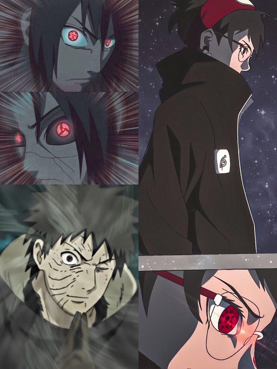 Using Kamui and Amaterasu required focusing the eye's effort on the target  and had side effects afterwards. Unlike Sarada, the hole appeared directly  above her and her eyes were not focused on, image size:900x1200