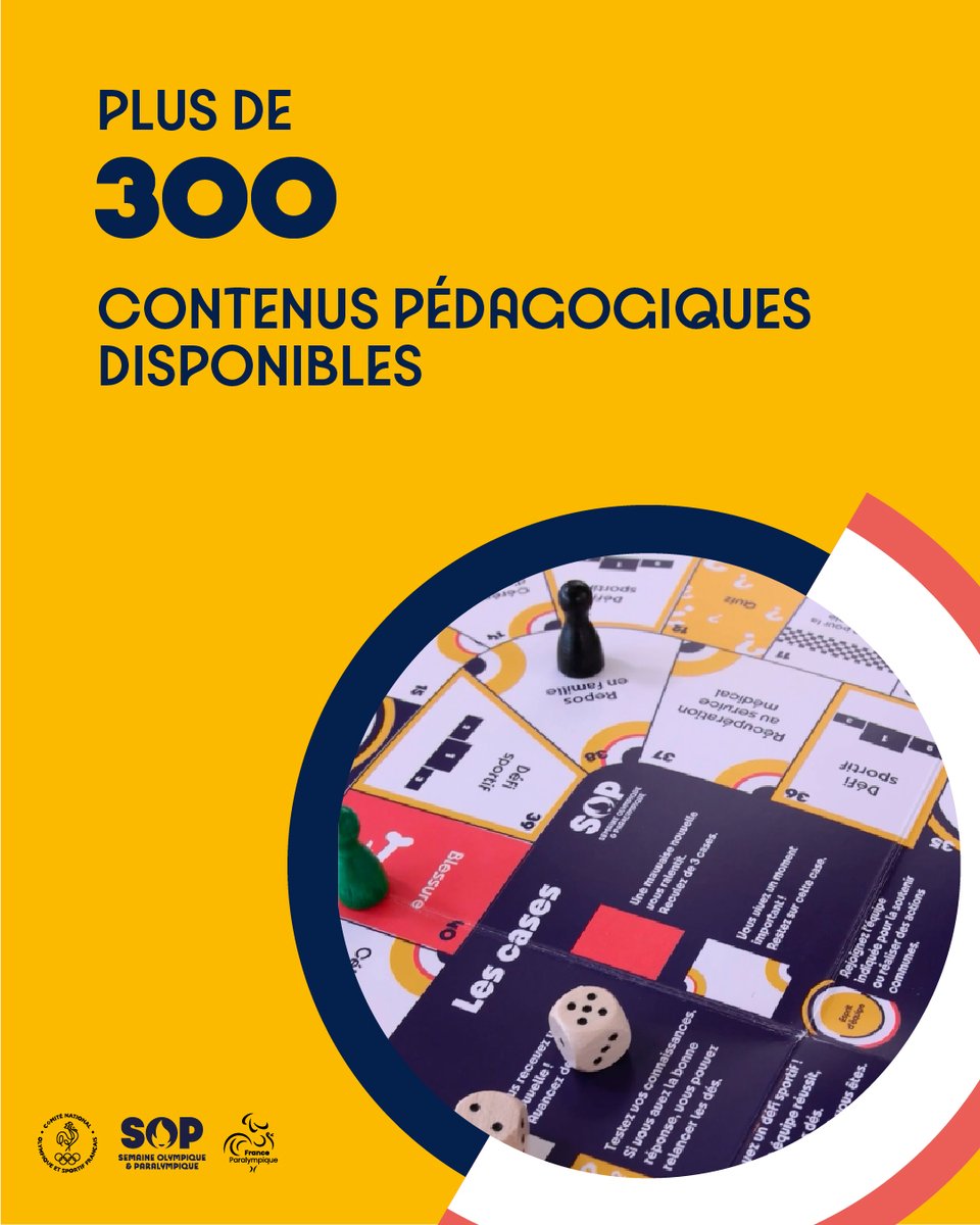[#SOP2025]
🏅 Clap de fin pour la 9ème édition de la Semaine Olympique et Paralympique !

Organisé par le CNOSF et le CPSF, cet Héritage des Jeux de Paris 2024 a permis de pour promouvoir les valeurs olympiques et paralympiques, encourager l’activité physique et transmettre les