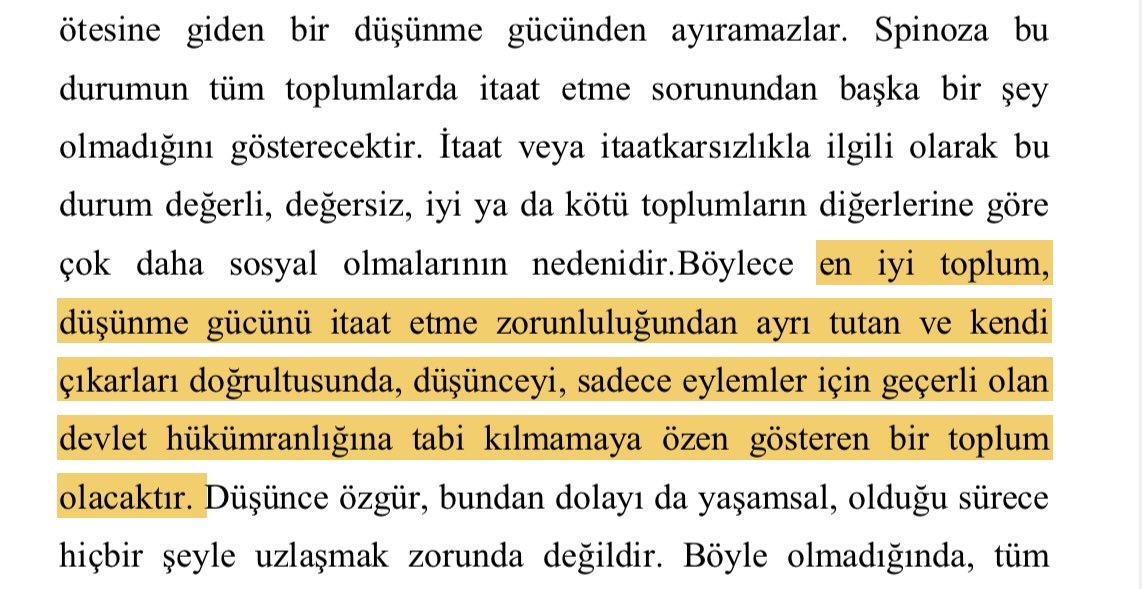 Spinoza’ya göre “en iyi toplum” nedir?