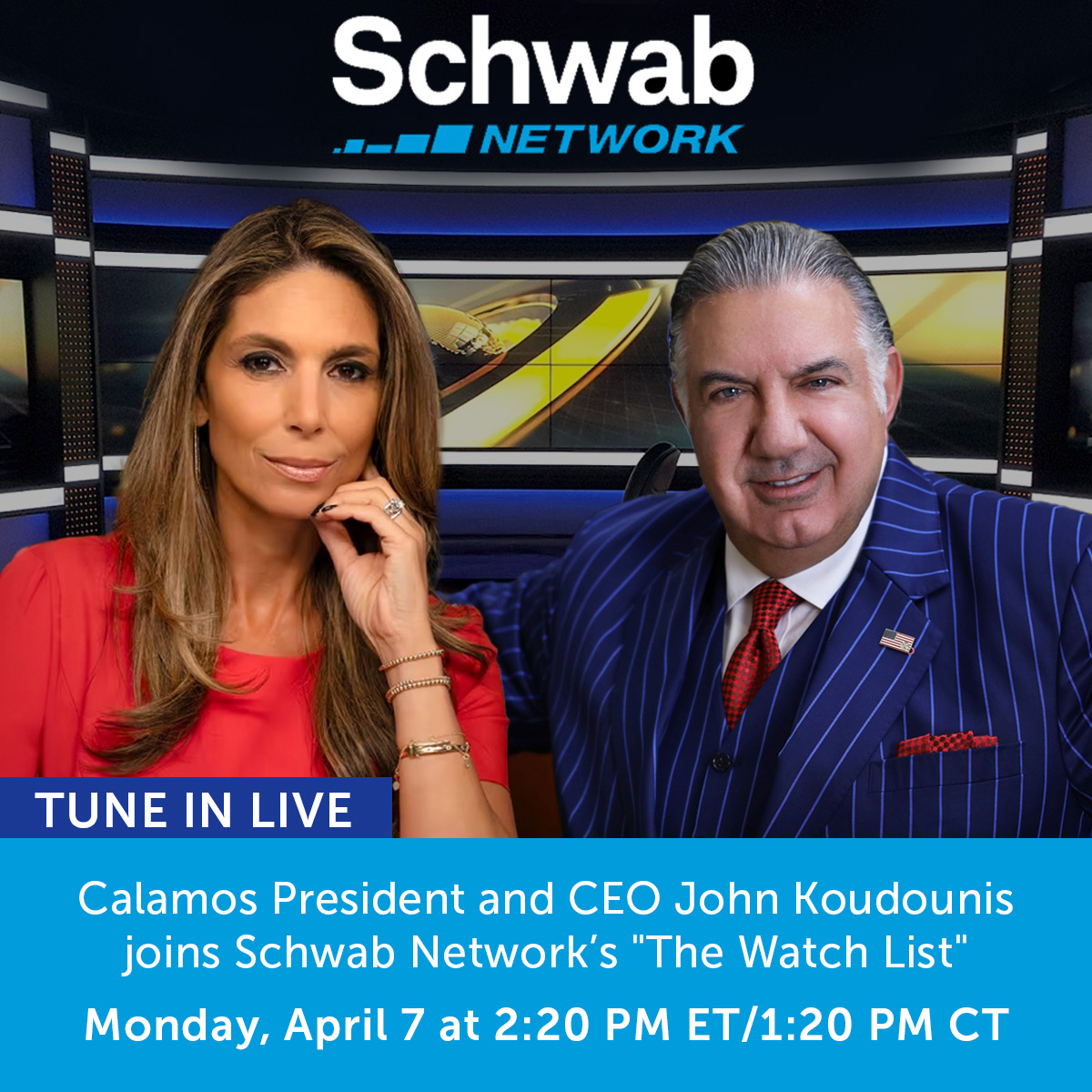 John Koudounis (@jkoudounis) on Twitter photo Looking forward to my discussion this afternoon with <a href="/NPetallides/">Nicole Petallides</a> on <a href="/SchwabNetwork/">Schwab Network</a>.
Watch live: okt.to/cu915p Looking forward to my discussion this afternoon with <a href="/NPetallides/">Nicole Petallides</a> on <a href="/SchwabNetwork/">Schwab Network</a>.
Watch live: okt.to/cu915p