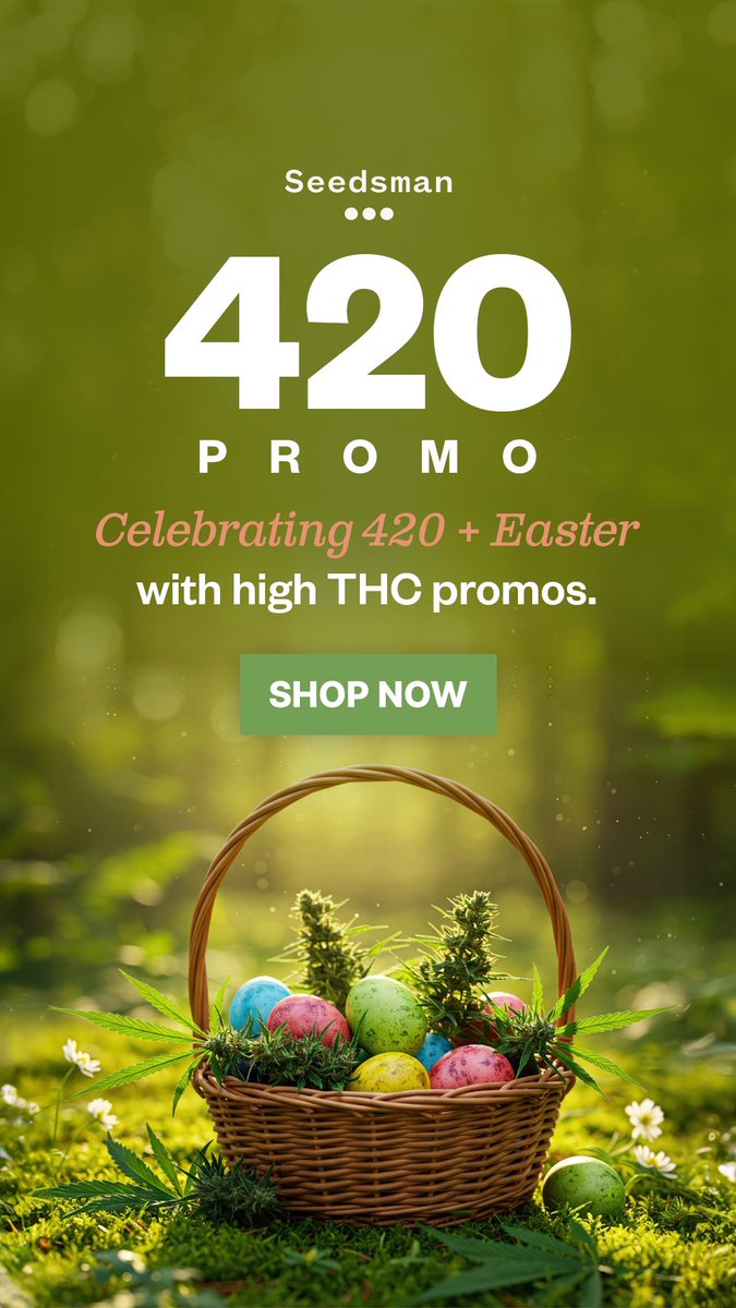 Let’s goooooo click this link for free beans!! 4/29 sale is epic!!!! seedsman.com/?a_aid=670d0e1…

Don’t forget to use code TEAMDABZ to save some coin and help us continue to give back to our community!!! LESS GREED MORE WEED AS A COMMUNITY WE ARE ALL WE NEED!!