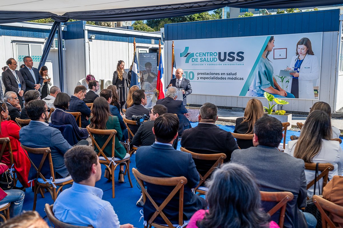 ¡Inauguramos nuevo Centro de Salud #USS en nuestra sede Concepción! 👏🏻🏥 El recinto de 780 m2 permitirá agilizar la atención en nueve especialidades médicas, convirtiéndose en una alternativa accesible de salud para los habitantes de Concepción ➡️ t.ly/6CiNP