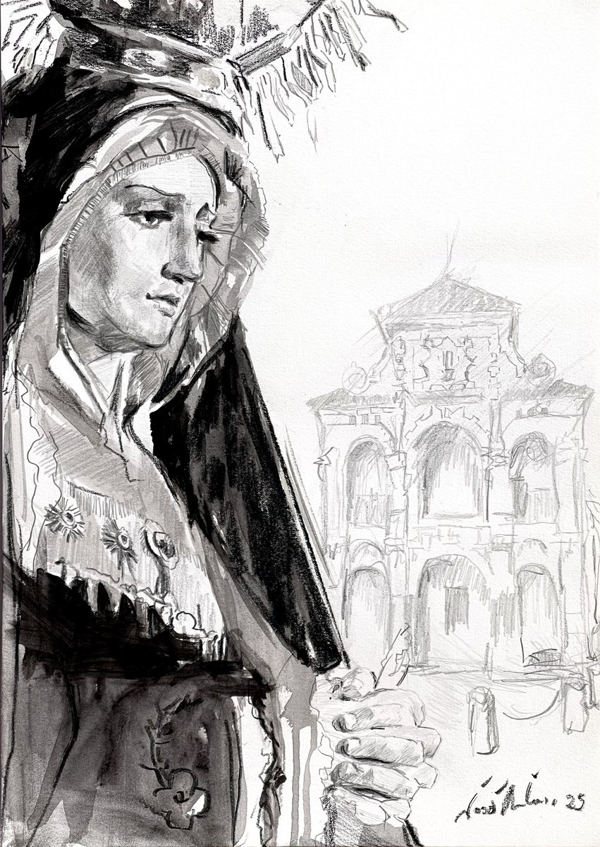 Socorrilla 

A3

Tinta, grafito, conté sobre papel

2025

#dibujo #cofradías #cofradiasmlg #virgendelsocorro #socorrilla #antequera #portichuelo #cofradiadearriba #art #artwork #lunes <a href="/CofradiaSocorro/">Archicofradía del Socorro</a>