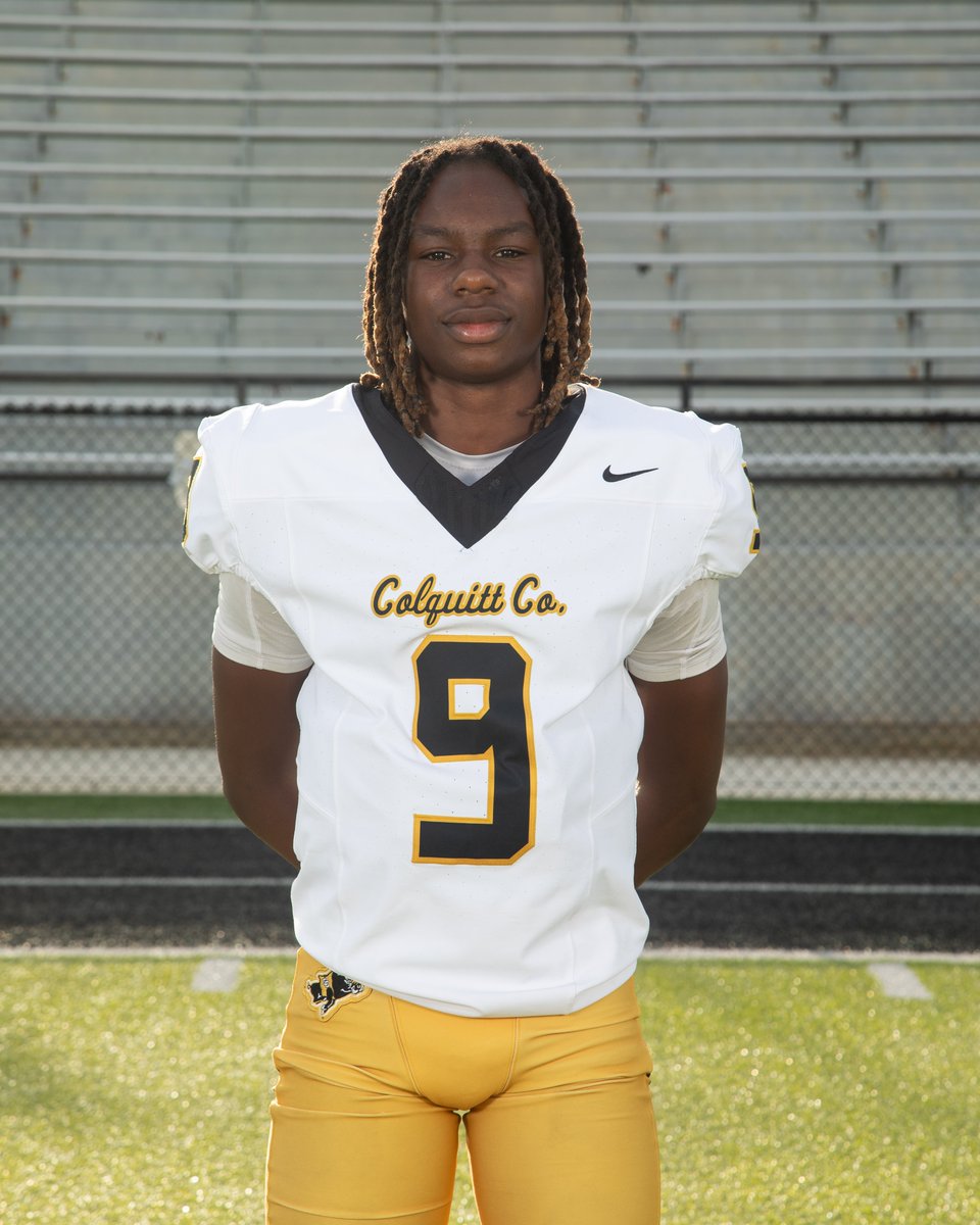 CCPackersFball's tweet photo. Class of 2026 Senior Spotlight:
Name: A'Zhiyen Alridge aka "Zhi"aka "AA" 
Position: QB/WR
Favorite pregame warm-up song: Faneto-Chief Keef Favorite pregame meal: Zaxby's
Role Model: Julio Jones
Hobby in the off-season: Sleep, Video Games 
The Hawg Pen: The Energy/hype
#GoPack https://t.co/J9sprCDdQh