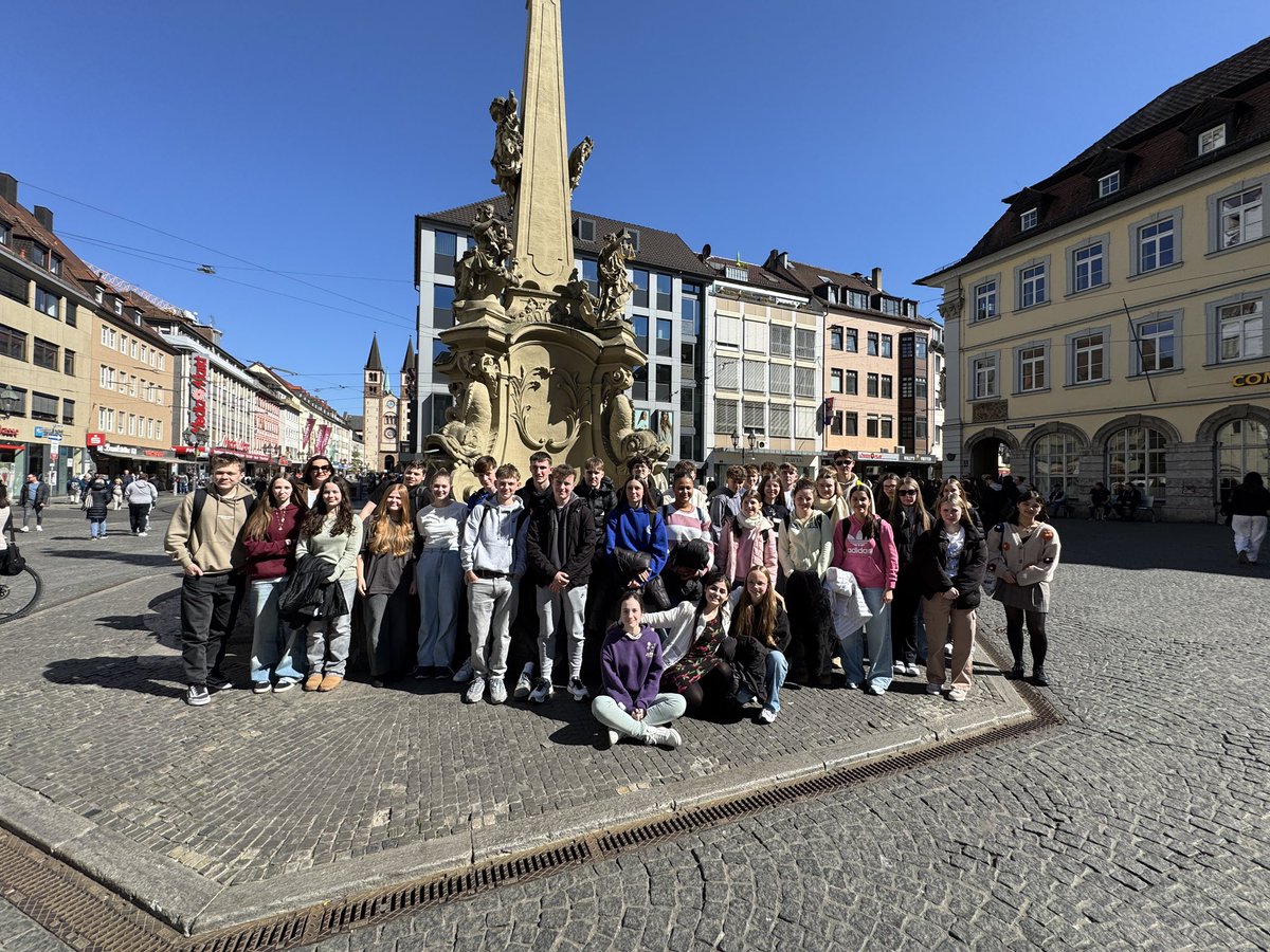 St Mary's College Arklow (@smcarklow) on Twitter photo Day 2 of our German exchange!
Our students and those from <a href="/ArklowCBS/">Arklow CBS</a> visited Würzburg’s historic Rathaus, met the deputy Bürgermeister and got to sign the “Book for Youth,” to symbolise the connection and importance of our joint exchange with the Sr. Ursula Schule! Day 2 of our German exchange!
Our students and those from <a href="/ArklowCBS/">Arklow CBS</a> visited Würzburg’s historic Rathaus, met the deputy Bürgermeister and got to sign the “Book for Youth,” to symbolise the connection and importance of our joint exchange with the Sr. Ursula Schule!