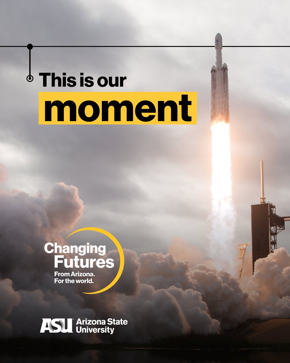 Proud to share that <a href="/ASU/">Arizona State University</a> has launched #ASUChangingFutures, a campaign grounded in purpose and built on partnership.

Thank you to the donors and supporters helping us expand access, drive innovation and create lasting impact! news.asu.edu/20250406-unive…