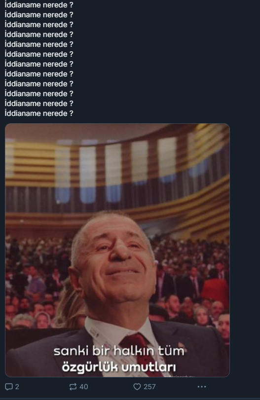 İDDİANAME NEREDE ?