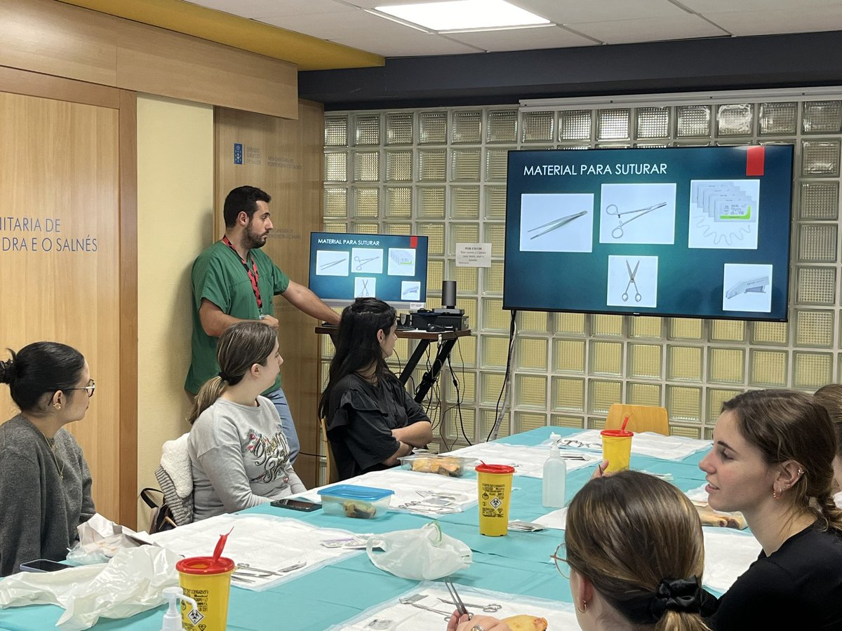 Cirugía Pontevedra (@cgd_pontevedra) on Twitter photo 📍Hoy taller de suturas para estudiantes de 6° de medicina con nuestros residentes y tutoras.
<a href="/ponsalsergas/">Área Sanitaria de Pontevedra e O Salnés</a> 📍Hoy taller de suturas para estudiantes de 6° de medicina con nuestros residentes y tutoras.
<a href="/ponsalsergas/">Área Sanitaria de Pontevedra e O Salnés</a>