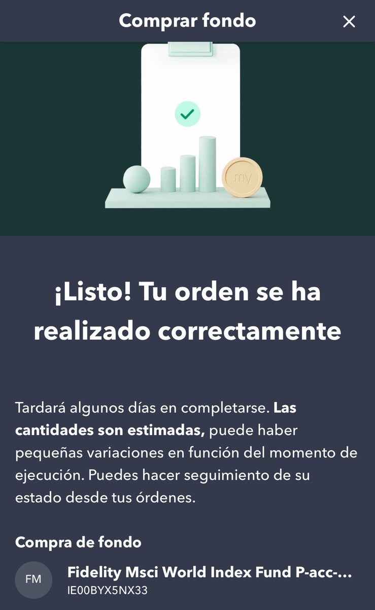 Mi última compra en <a href="/MyInvestorES/">MyInvestor</a>. Desde hoy explorando otras opciones para el traspaso de Indexados y ETFs. Una opción que no se pase todo el tiempo caída y actualice el valor liquidativo en medio de una caída de este calibre. Menos gasto en publicidad y más en programadores.