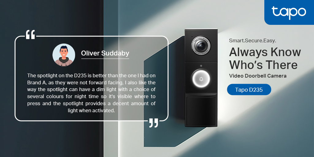 This is why our customers love TAPO doorbells! ✨ Choose between subscription-free local microSD card storage (up to 512GB) or Tapo Care cloud services. #Tapo #Smartliving