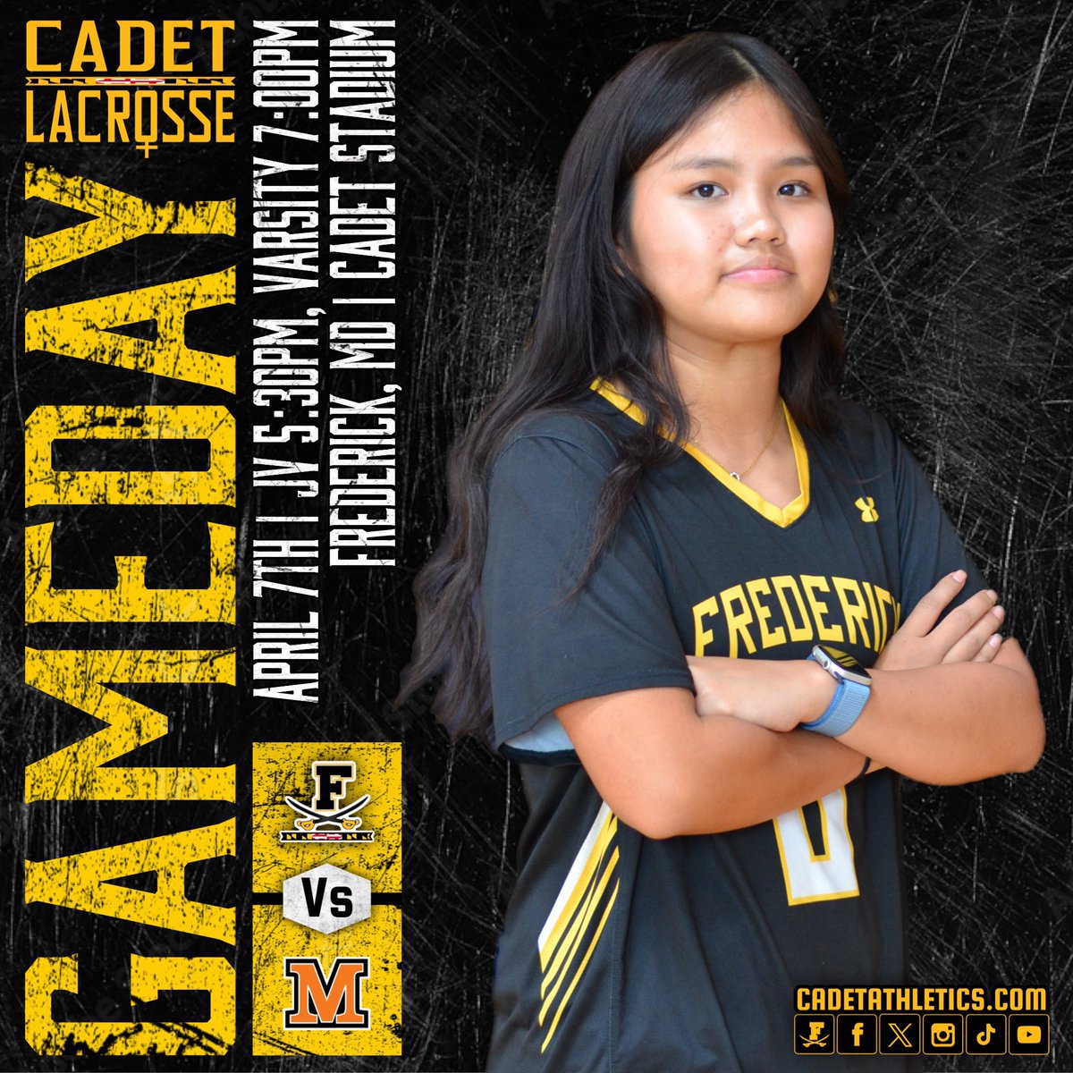 Cadetathletics.com GAMEDAY

🎟️: cadetathletics.com/buytickets
📺: cadetathletics.com/watch

⚔️ | #BigFred |⬛️🟨 | #ProtectTheParkway