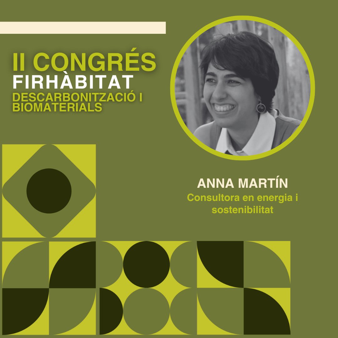 🗣️🖋️  II Congrés Firhàbitat: descarbonització i biomaterials.

Taula 1⃣ "De les normatives europees a la implementació real al sector".

Eulàlia Figuerola, Albert Gassull, Ainhoa Mata, Anna Martín.

📅 25 d'abril
🕒 9.30h
📍 Sala Ateneu

ℹ️ Apunta't ara a firhabitat.com/congres