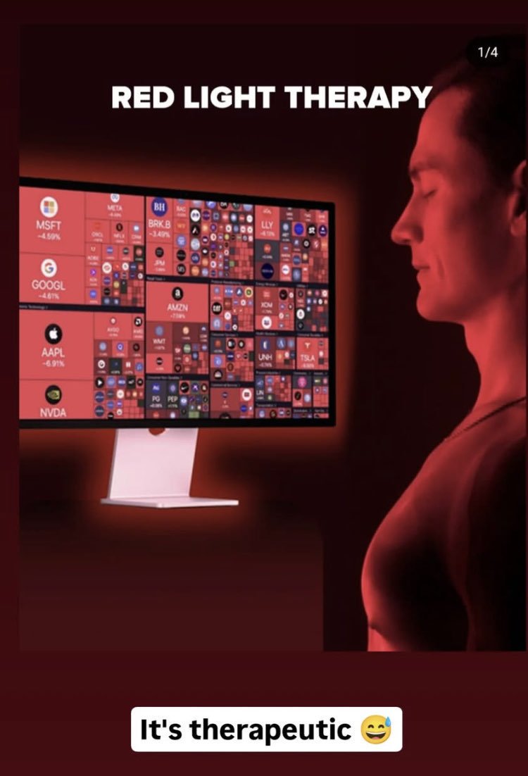 Nothing like a little red light therapy