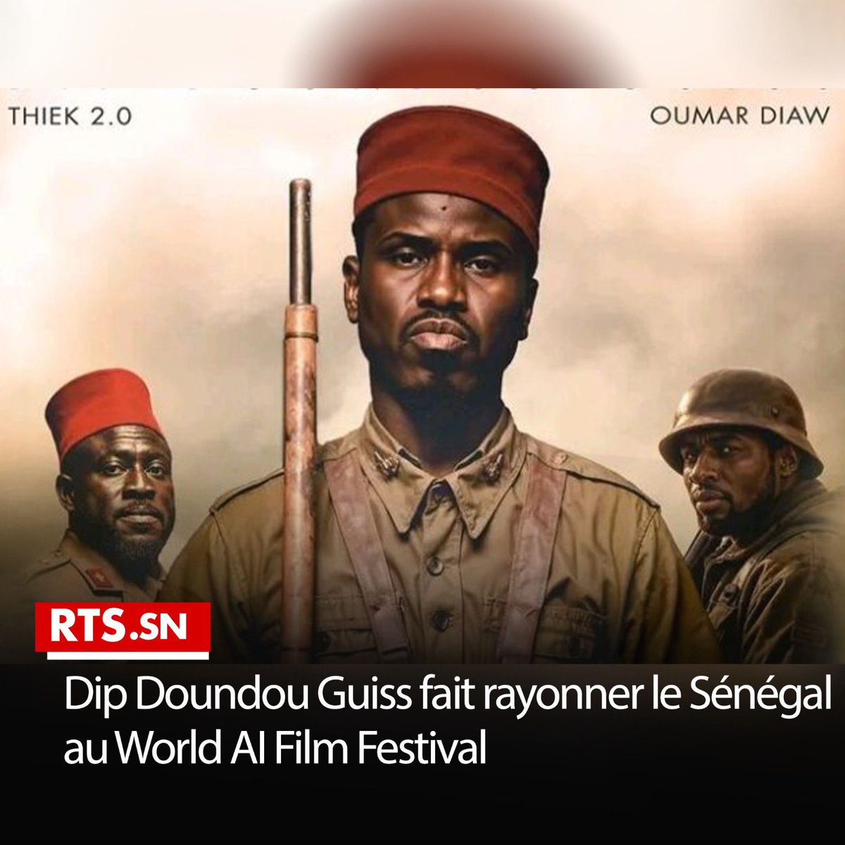 Dip Doundou Guiss fait rayonner le Sénégal au World AI Film Festival
rts.sn/actualite/deta…