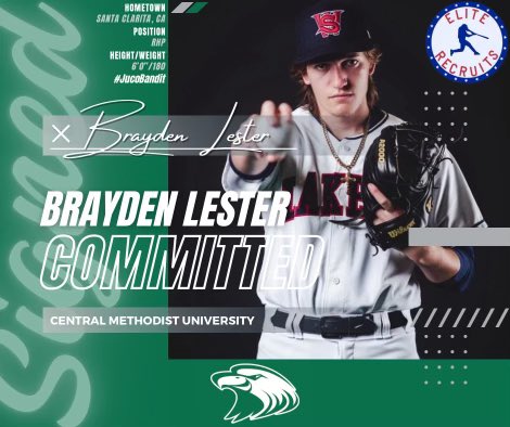 I’m honored to announce my commitment to continue my academic and athletic career at Central Methodist University. 

I’d like to take this moment to thank my friends, family, coaches, and God for this gift. A special thank you to the coaching staff of CMU for offering me this