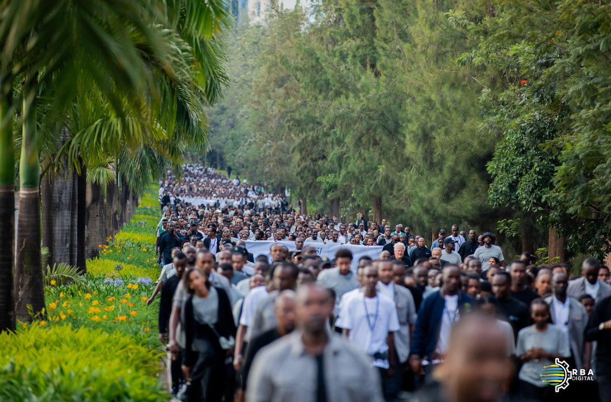 Fiona_Kamikazi's tweet image. The Walk to Remember is not just a tribute to the past. It is a celebration of courage and a declaration of hope.

Led by Afande PK, thousands of young Rwandans walk together, honouring survivors and carrying forward a promise. A promise to build, to unite, to never forget. Step…