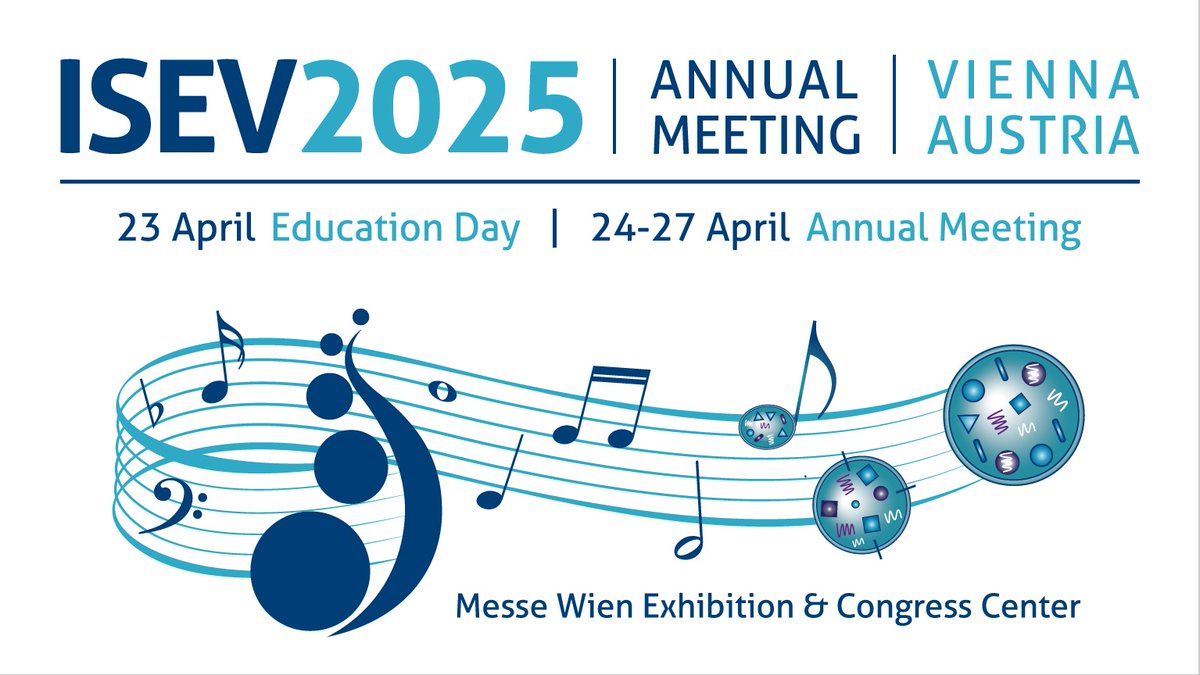 👀Vienna calling: Only two weeks ahead of #ISEV2025, the premium event in #EV science. Please check-out the program and register. Impossible to miss this event, for those interested in #EVs. Motto: "Universal Communication Breaks Barriers".
isev2025.eventscribe.net