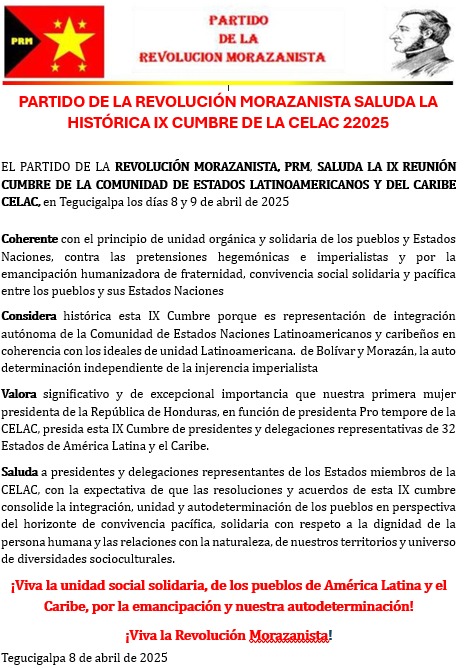 #PRM <a href="/celacppthn/">CELAC Honduras</a>