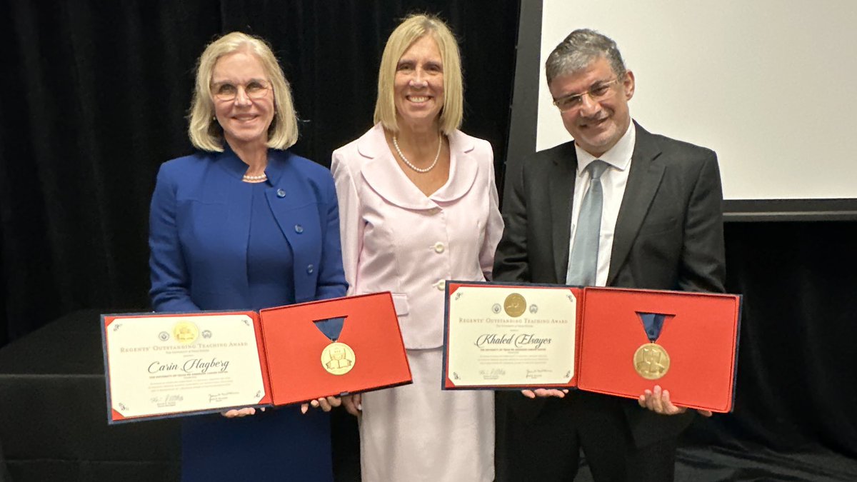ElsayesKhaled's tweet photo. Humbled and honored by the recognition for receiving the Regents Outstanding Teaching Award in the annual 2025 Educator Recognition reception at @MDAndersonNews Thank you @DianeBodurka @CarinHagberg https://t.co/O2Z6lriKfv