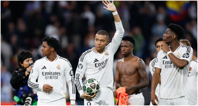 channelstv's tweet photo. Real Madrid’s Vulnerability Evident Ahead Of Arsenal Clash

https://t.co/XAGlv2J9Gh https://t.co/UlLxvtpXX3
