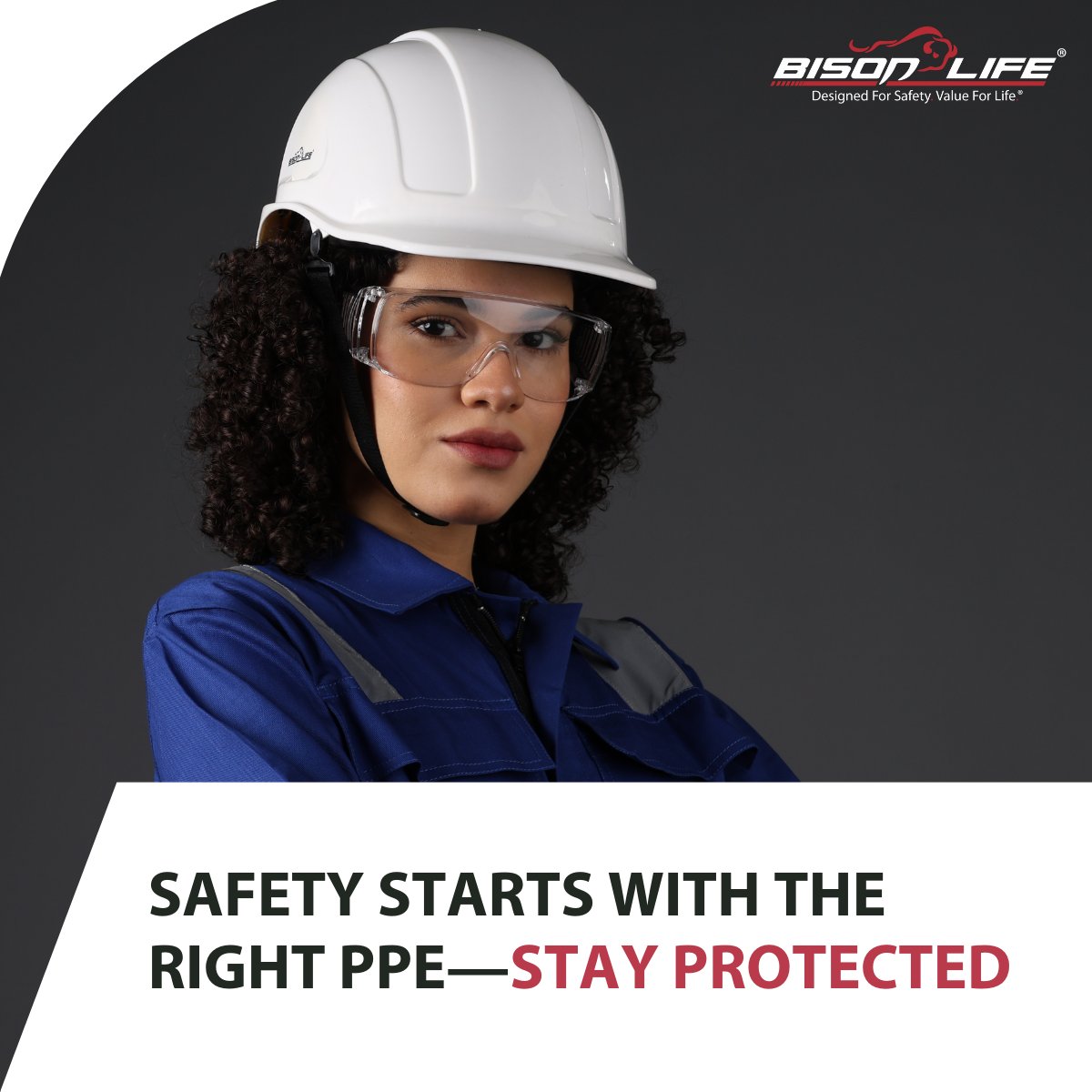 CEO_MDRafi's tweet image. April is National Facial Protection Month—a reminder that proper PPE matters. Safety glasses, shields &amp;amp; masks are your first defense against serious injury. Stay protected, wherever you work.
#FaceProtection #PPEThatWorks #BisonLife