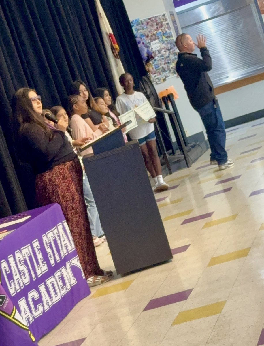 Honorable Knights assembly…we love celebrating our students’ achievements! #WeArePBV #CastleKnights