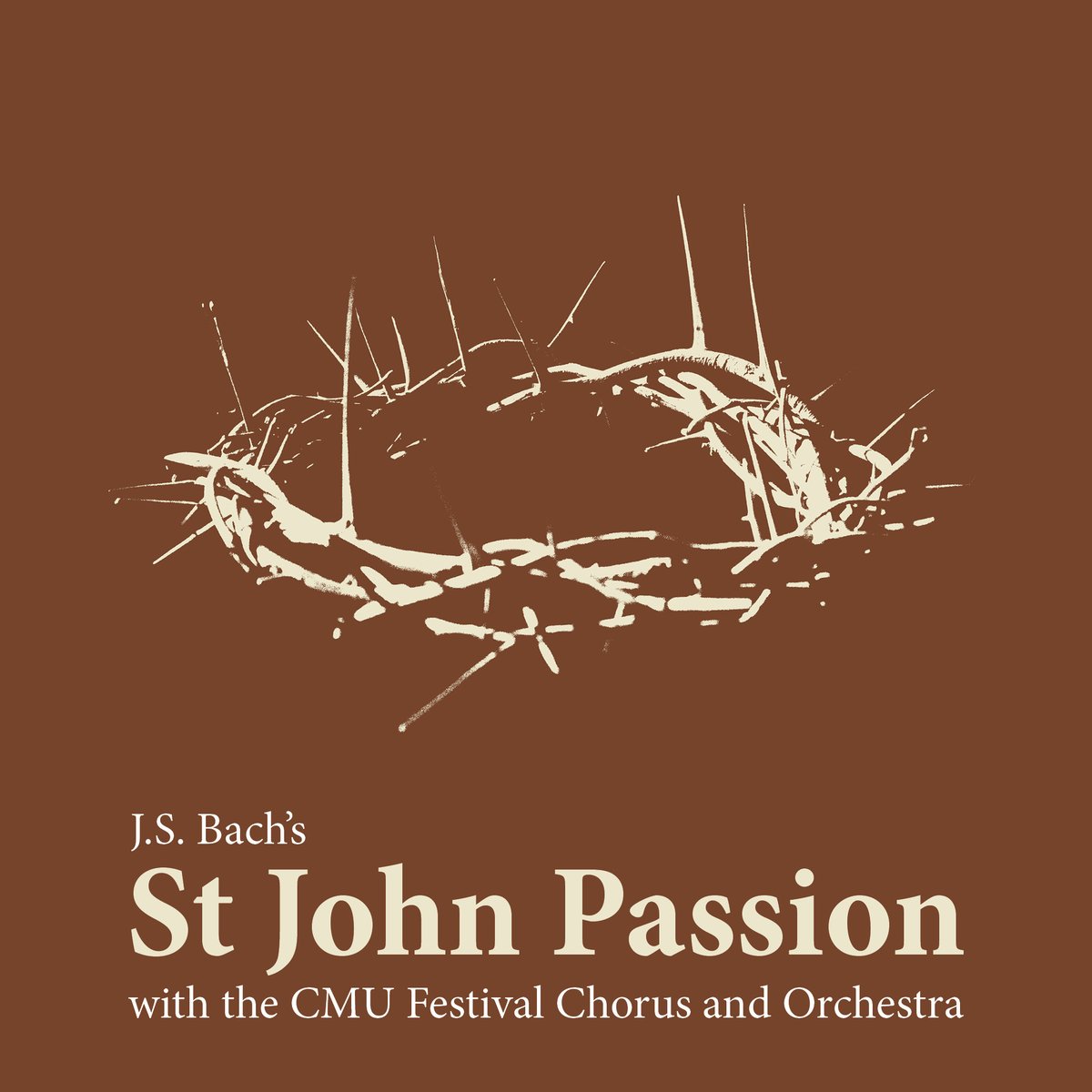 CMU_Alumni's tweet photo. On April 19, you're invited to enjoy the beautiful sounds of J.S. Bach's St. John Passion, as performed by the CMU Festival Chorus. One of the most celebrated Baroque works, the evening is sure to be a delightful one. You can purchase your tickets at https://t.co/cF6xaVtNoe. https://t.co/sc9cvHCk6V