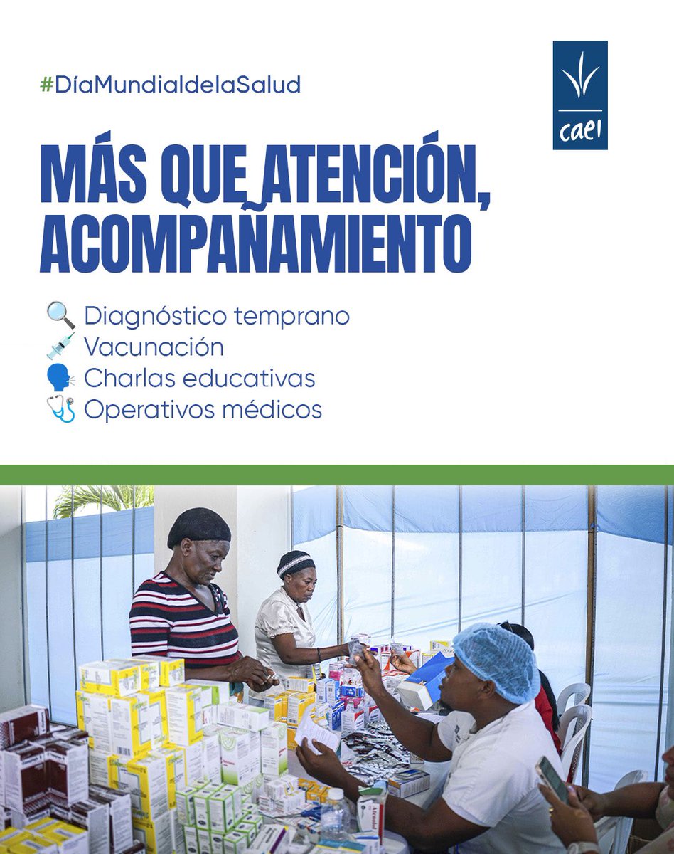 CAEIrd's tweet photo. Entendemos que su bienestar es la base de nuestro desarrollo sostenible y el motor que impulsa a nuestras comunidades.
#diamundialdelasalud
#CAEIRD https://t.co/GYvd822URt