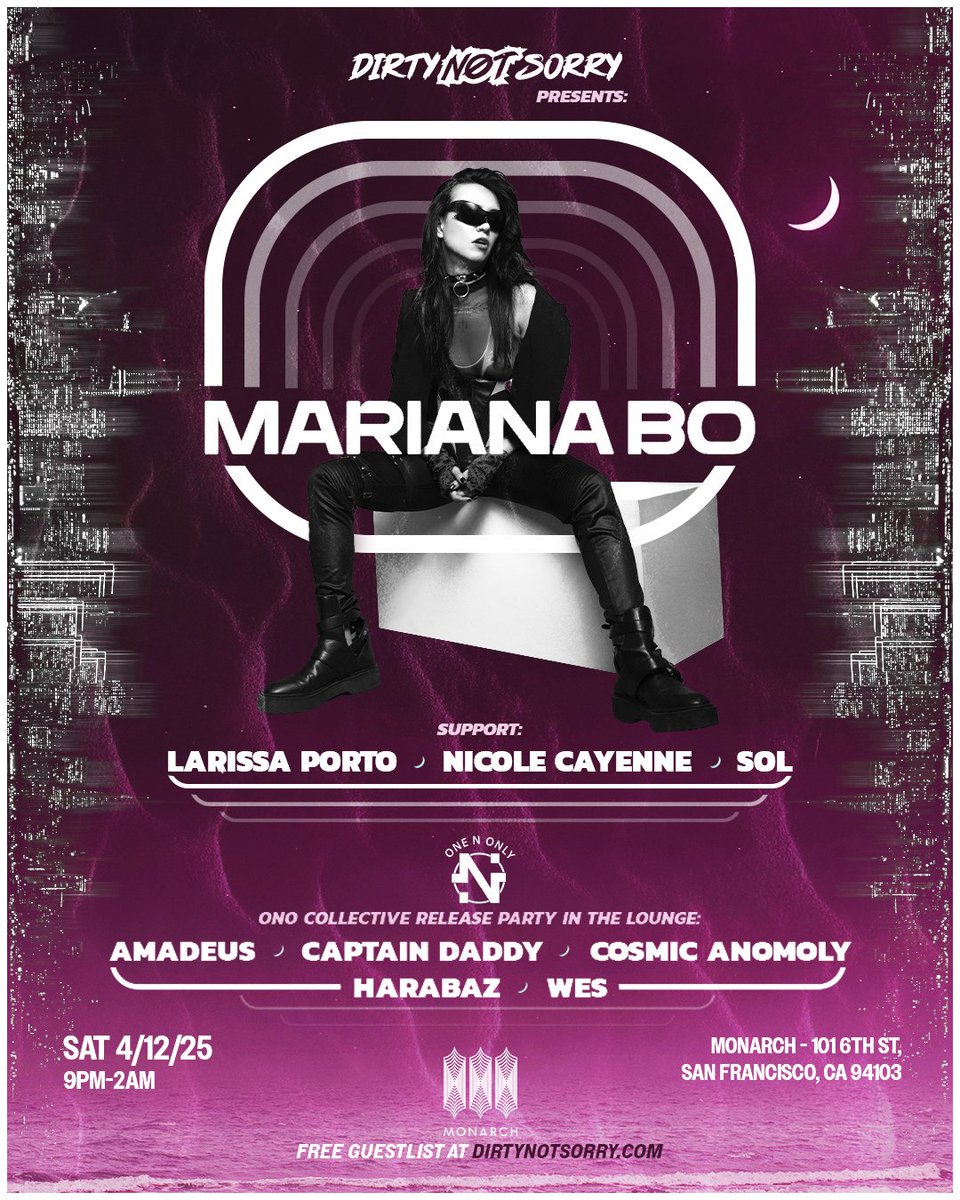Throwback to our 5 Year anniversary at Monarch with Taylor Torrence 💥

This Sat. 4/12 we return with the SF headline debut of Mariana Bo 💃

Tix going fast 🎟️❗️ Grab yours now 🔗