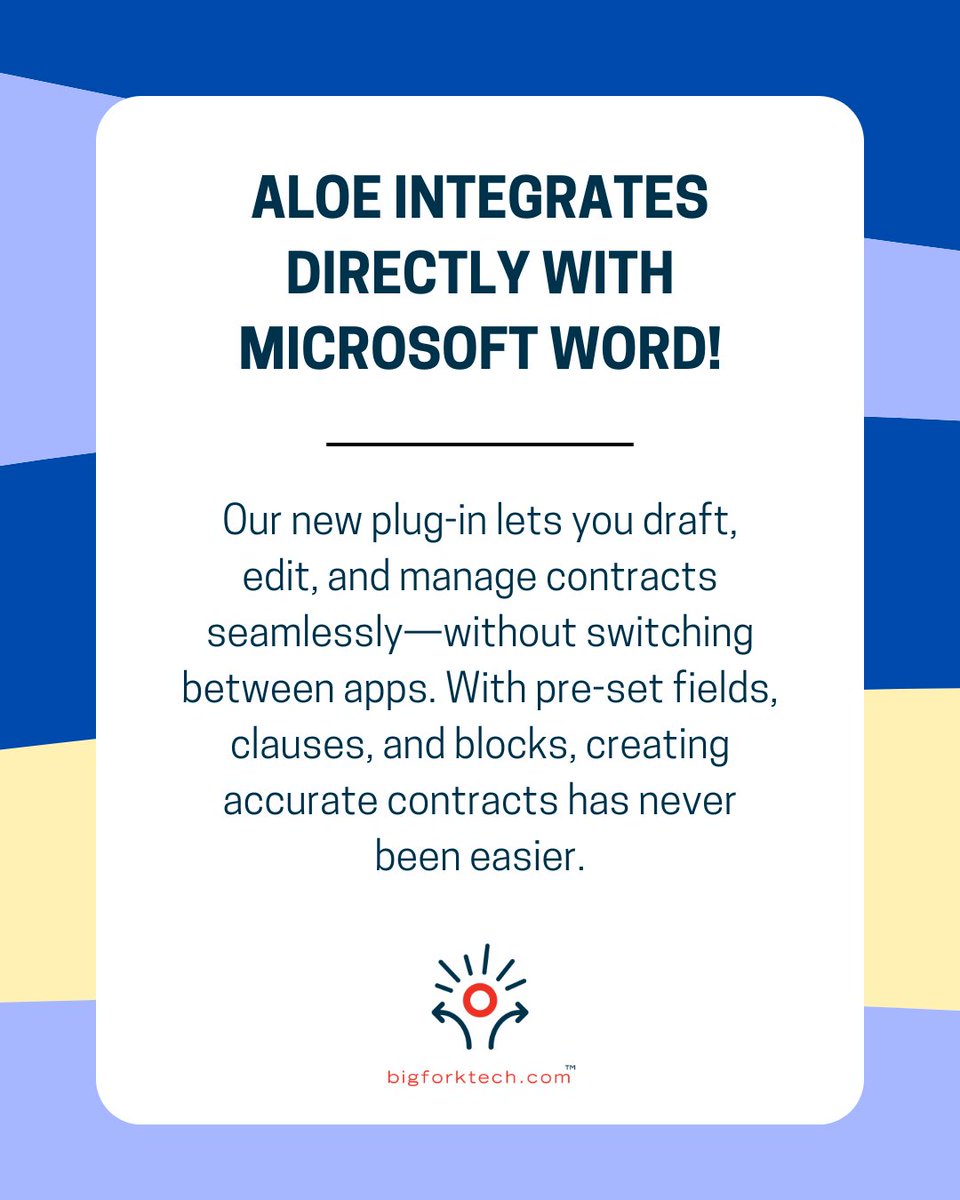 BigforkTech's tweet image. Say goodbye to copy-pasting and hello to efficiency! #ContractManagement #MicrosoftWord #LegalTech #Efficiency