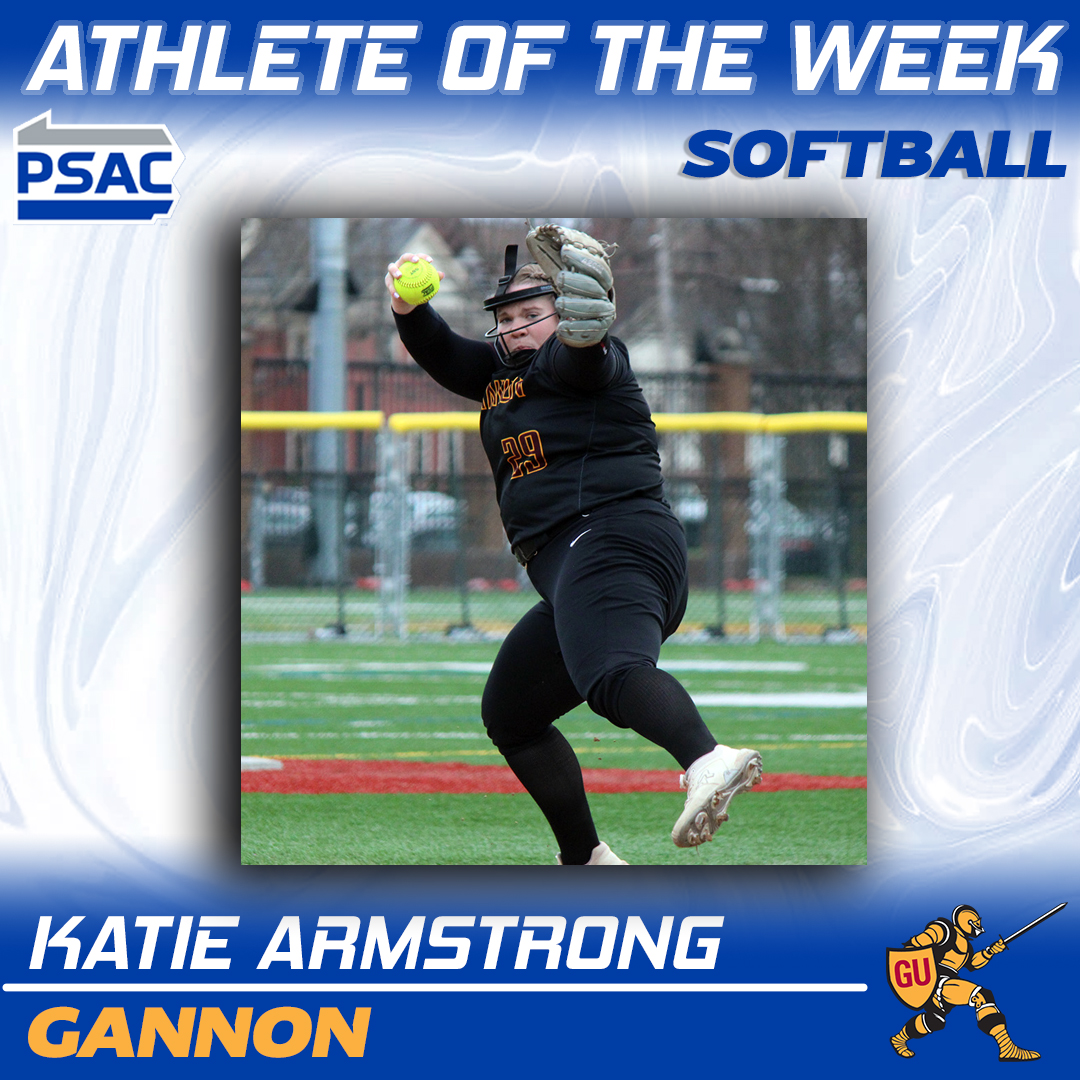 PSAC Sports (@psacsports) on Twitter photo SOFTBALL: Your #PSACSB Athletes of the Week! 🥎
EAST
Athlete: Lauren Moore, <a href="/SURamsOfficial/">Shepherd University Athletics</a>
Pitcher: Callie Sowers, <a href="/GoBUHuskies/">Bloomsburg Huskies</a>
WEST
Athlete: Bre Athey, <a href="/GriffinsSports/">SHUGriffin Athletics</a>
Pitcher: Katie Armstrong, <a href="/GUKnights/">Gannon Athletics</a>
Full story: 🔗tinyurl.com/25r2j8r7
#PSACProud SOFTBALL: Your #PSACSB Athletes of the Week! 🥎
EAST
Athlete: Lauren Moore, <a href="/SURamsOfficial/">Shepherd University Athletics</a>
Pitcher: Callie Sowers, <a href="/GoBUHuskies/">Bloomsburg Huskies</a>
WEST
Athlete: Bre Athey, <a href="/GriffinsSports/">SHUGriffin Athletics</a>
Pitcher: Katie Armstrong, <a href="/GUKnights/">Gannon Athletics</a>
Full story: 🔗tinyurl.com/25r2j8r7
#PSACProud