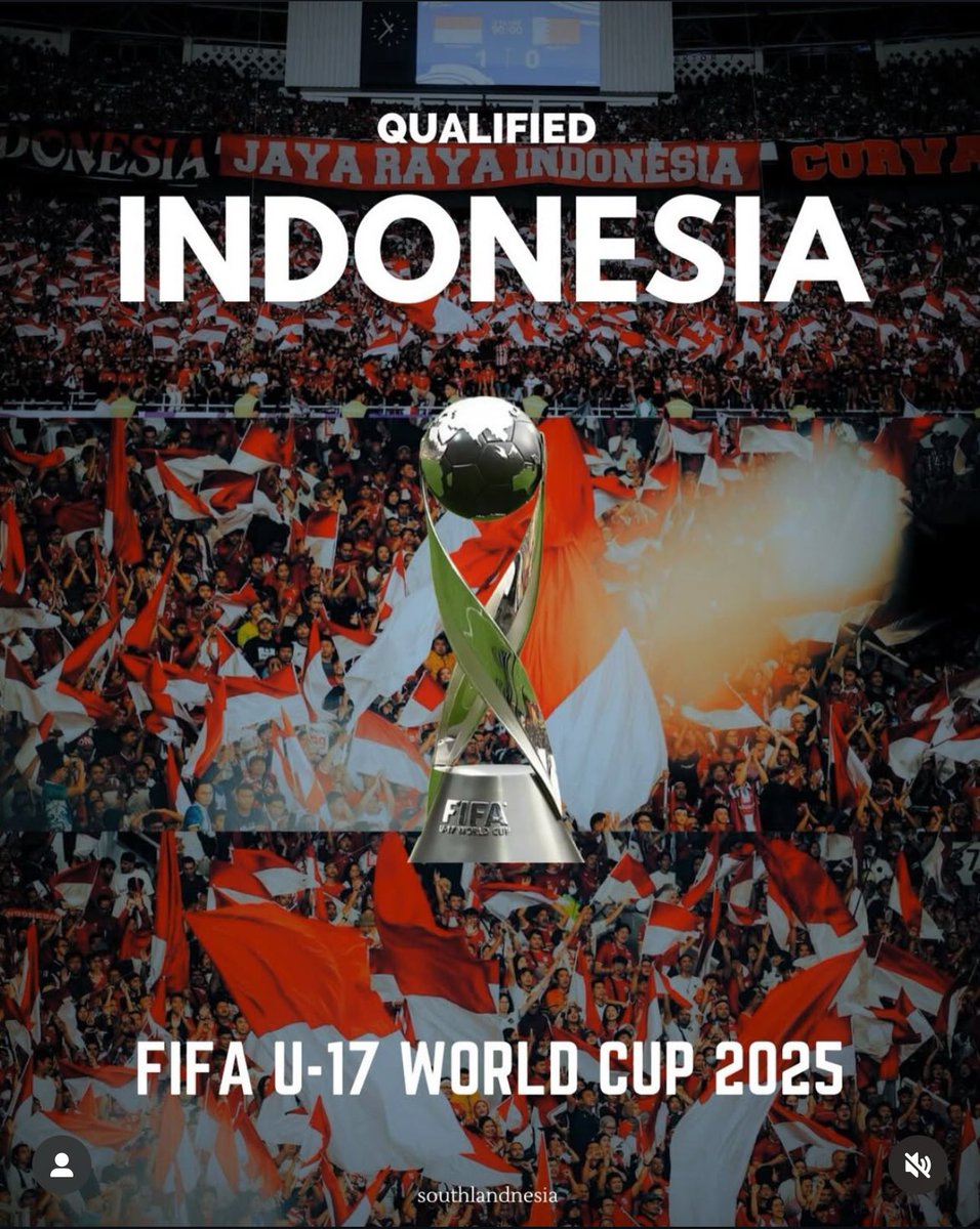 dewahoya's tweet photo. Kayak mimpi woy 😭

INDONESIA LOLOS PIALA DUNIA U-17! 🇮🇩🔥

#TimnasDay 

📷 southlandnesia https://t.co/KQb51DUuZk