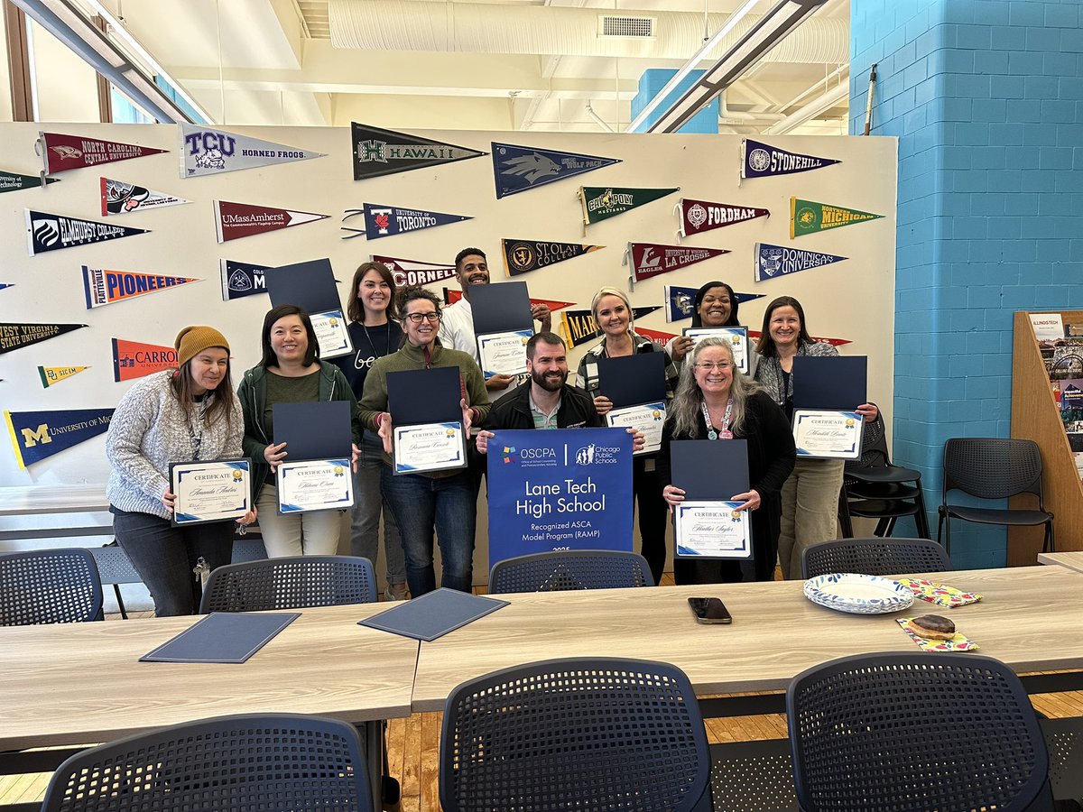 LaneTech1440's tweet photo. Congratulations to our counseling department for achieve RAMP status! #recognizedascamodelprogram https://t.co/W922A2gnKL