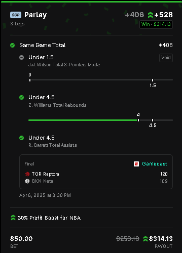BetropolisEV's tweet image. EV over emotion. Math over maybes.
Another pair of dubs on ESPN BET ✅
#Betropolis #SmartBets #ValueHunting #Betropolis #sportsbetting