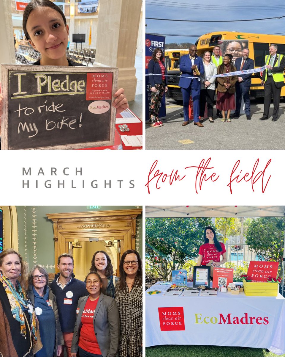 From New Mexico to Florida, Moms across the country have been highlighting climate wins and championing children's health. Here's a snapshot of our March!